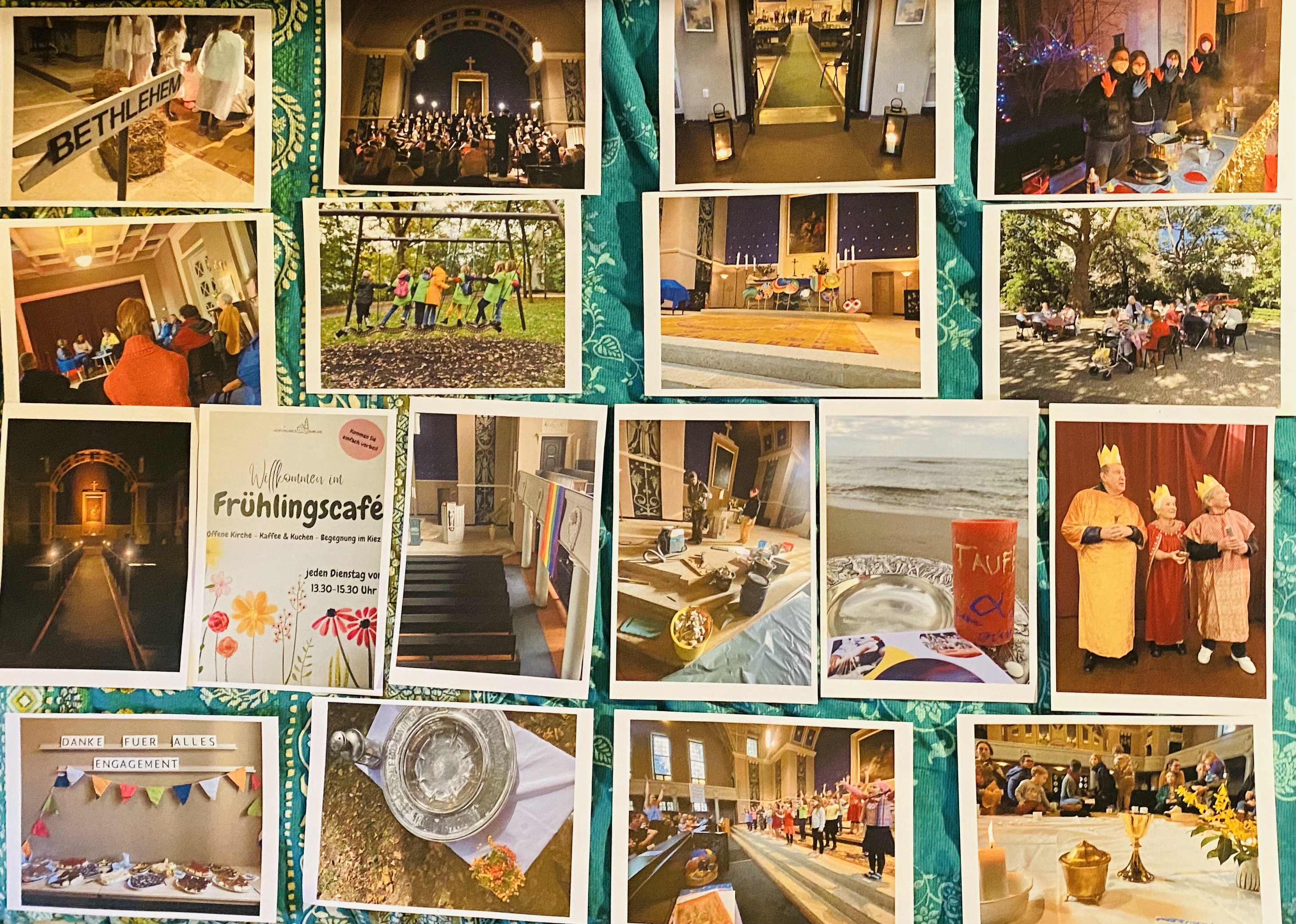 Foto von verschiedenen Veranstaltungen. Hier finden Sie unsere Angebote für Erwachsene. 